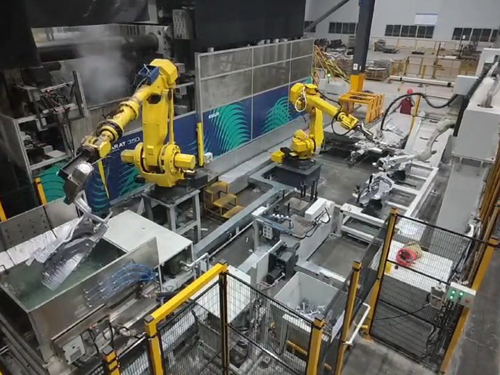 Estación de trabajo de robot de corte láser 3D