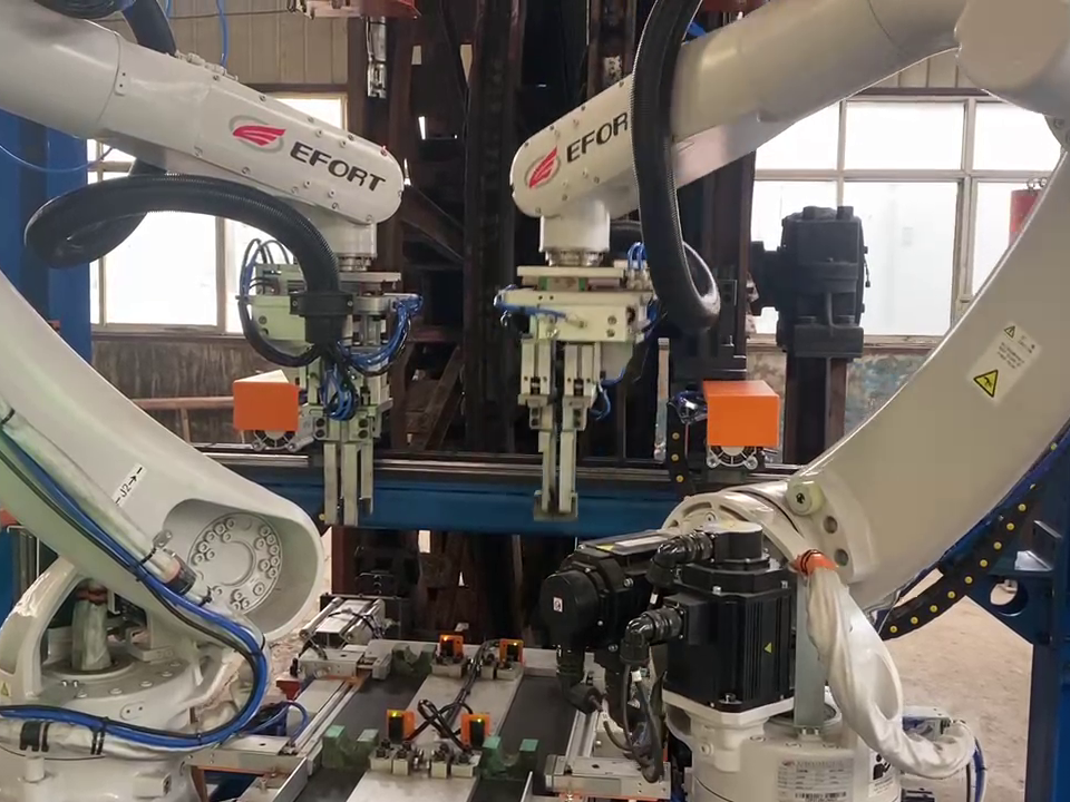 Sistema automático de agarre y montaje de ruedas de guía